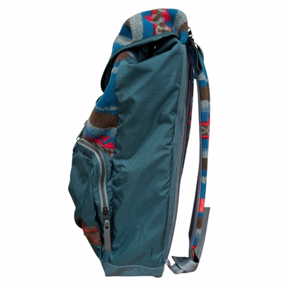 Pendleton EVRGRN Wool Nylon Backpack Western Teal - image 2